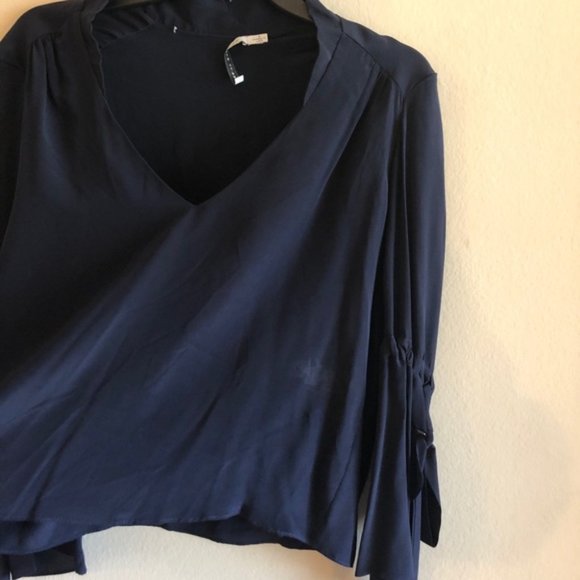 Merritt Charles Navy Millan Blouse - Picture 7 of 7